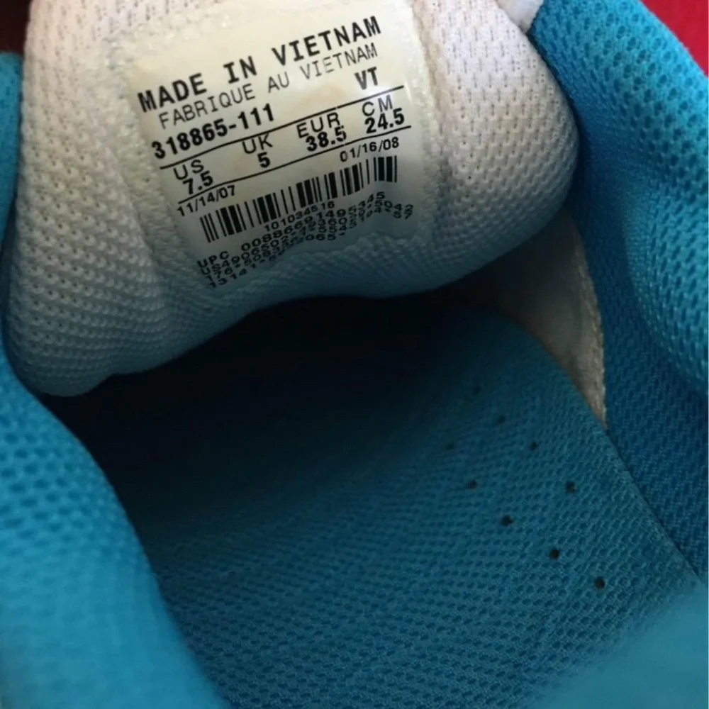 NIKE vintage XDR Air Zoom Womens 318865-111 ‎ 2008 Size 7.5
